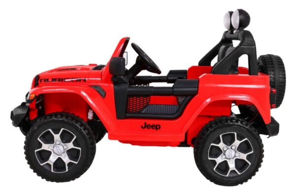 детский электромобиль Jeep Wrangler Rubicon Red