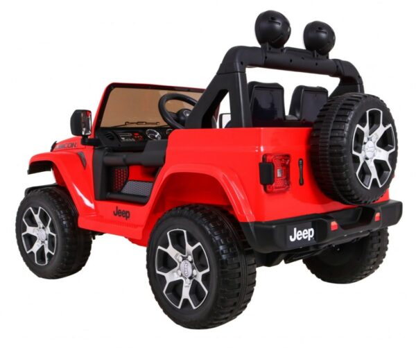 детский электромобиль Jeep Wrangler Rubicon Red