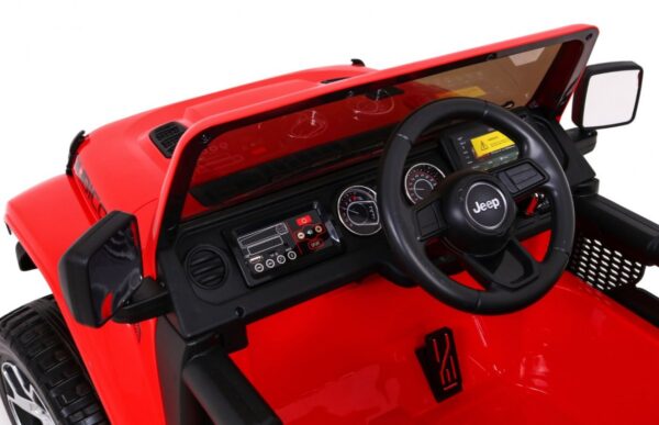 детский электромобиль Jeep Wrangler Rubicon Red