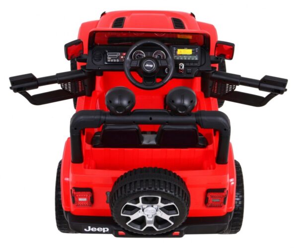 детский электромобиль Jeep Wrangler Rubicon Red
