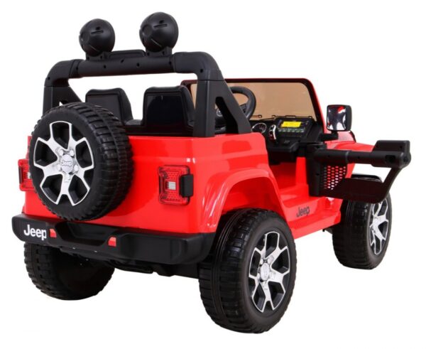 детский электромобиль Jeep Wrangler Rubicon Red