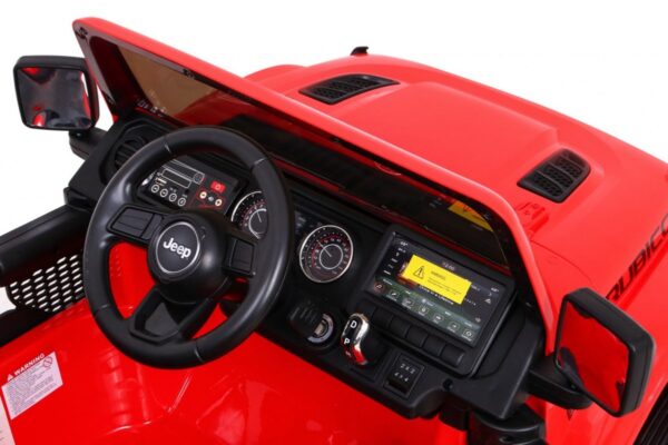 детский электромобиль Jeep Wrangler Rubicon Red